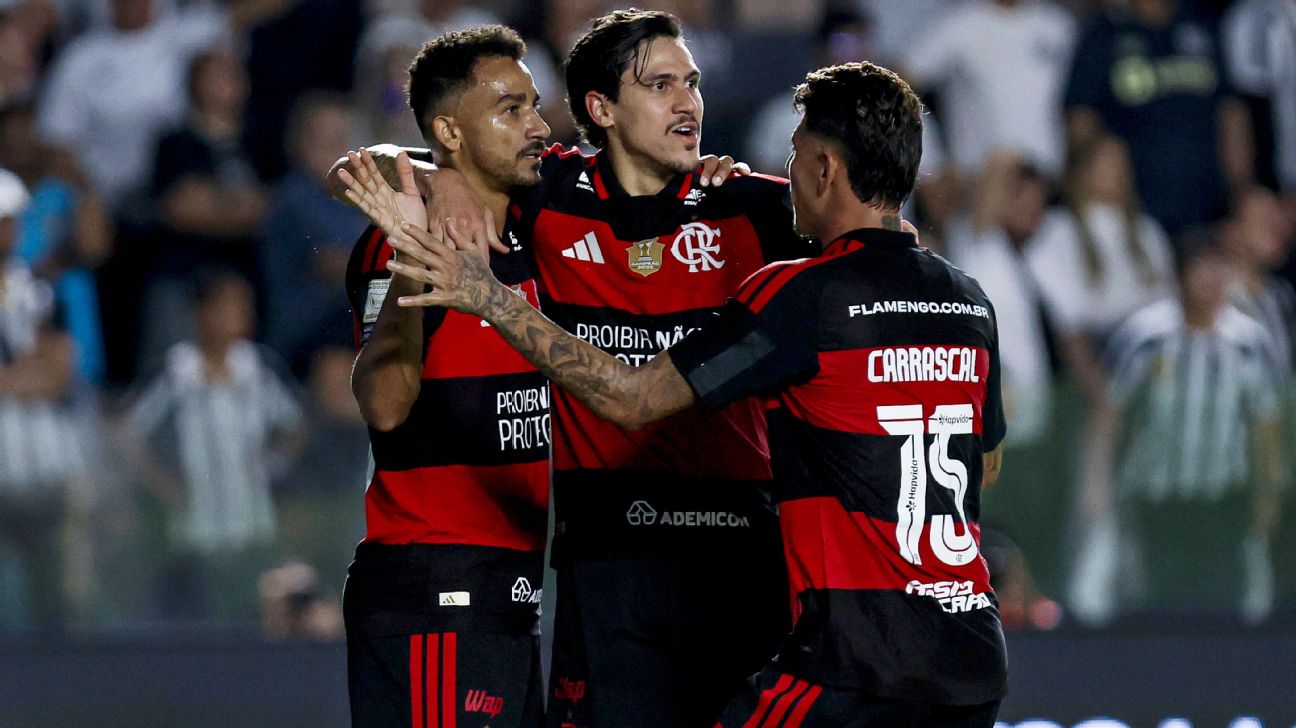 Flamengo players. Reference photograph, not confirmed as an image of this match.